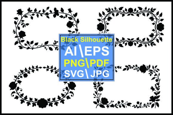 Download Black Floral Frame Borders Flowers - Floral frame Collection