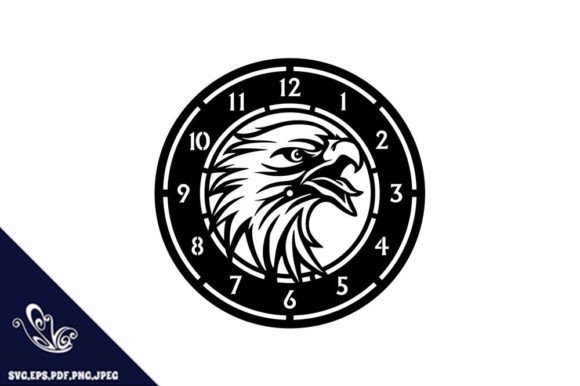 Download Eagle Clock Cutting Template - Cutting Collection