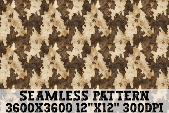 Download Brown &amp; Tan Cow Hide Seamless Pattern - Cow Collection