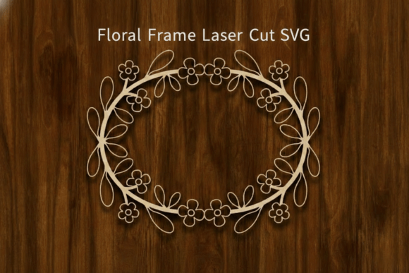 Download Floral Frame Laser Cut SVG - Floral frame Collection