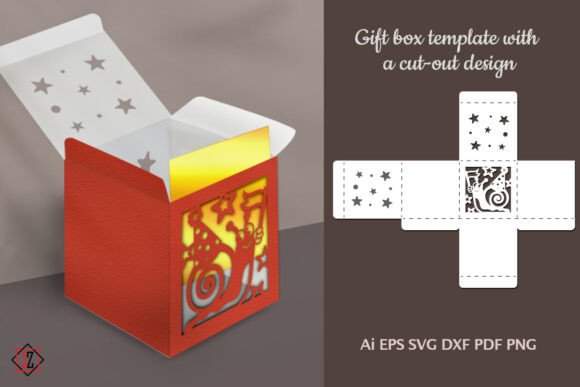 Download Snail Gift Box Template | Paper Cutting - Cutting Collection