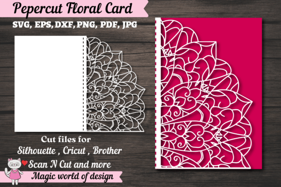 Download Mandala Card Cover A5, Paper Cutting Svg - Cutting Collection