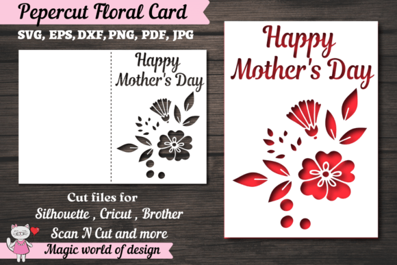 Download Happy Mother's Day Card Paper Cutting - Cutting Collection
